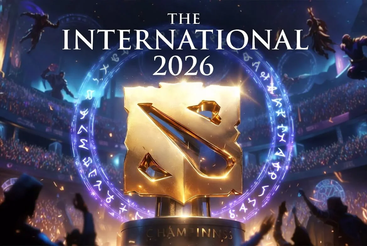 The International 2026 stage in Shanghai